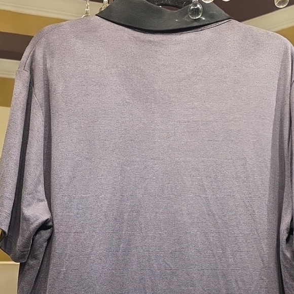 Magaschoni Lavender Polo with Charcoal Collar - Picture 5 of 9